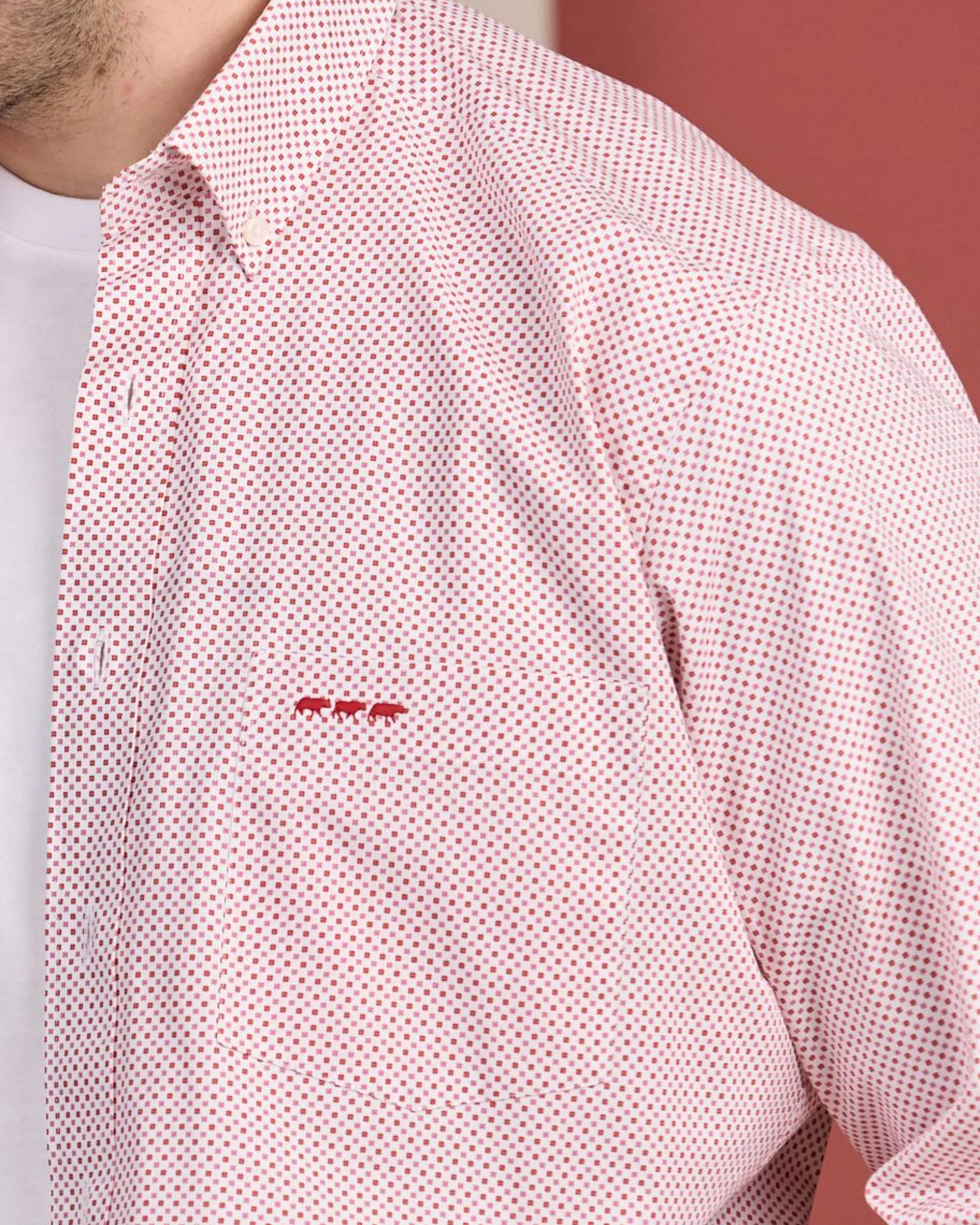 Homme Mise Au Green Chemise à motifs graphiques