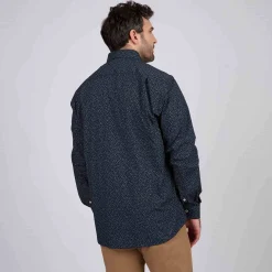 Homme Mise Au Green Chemise Cactus bleu marine