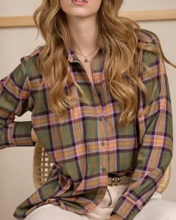 Femme Mise Au Green Chemise Cally