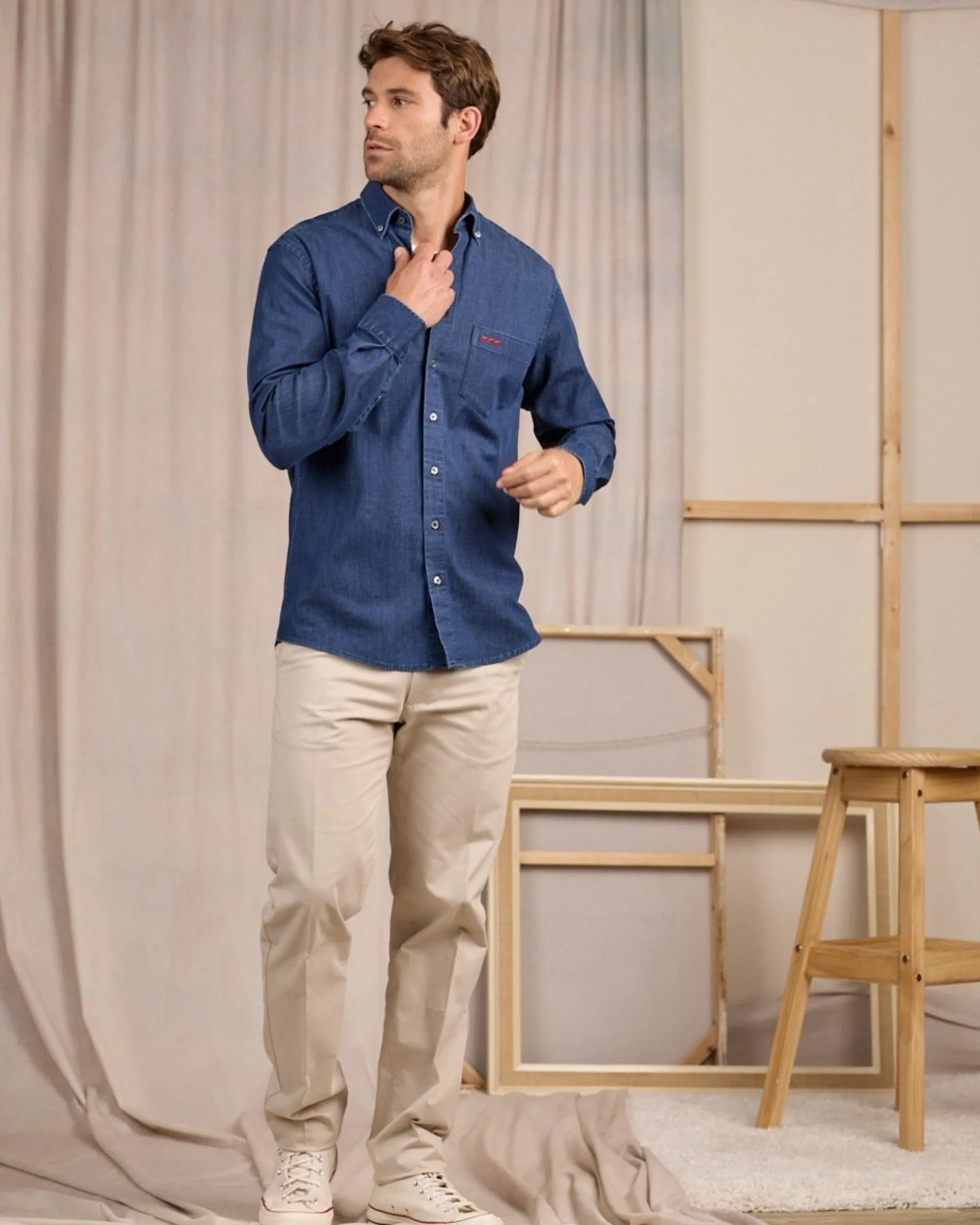 Homme Mise Au Green Chemise Campus