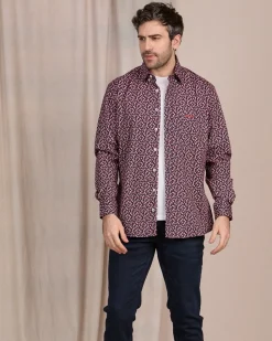 Homme Mise Au Green Chemise Cassia bleu marine