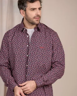 Homme Mise Au Green Chemise Cassia bleu marine