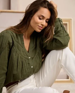 Femme Mise Au Green Chemise Clemmy