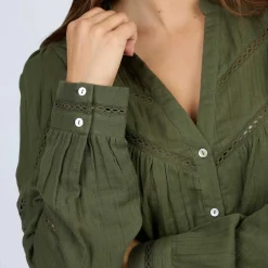 Femme Mise Au Green Chemise Clemmy