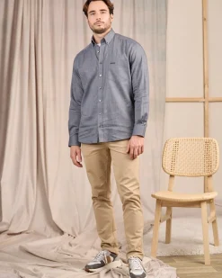 Homme Mise Au Green Chemise manches longues