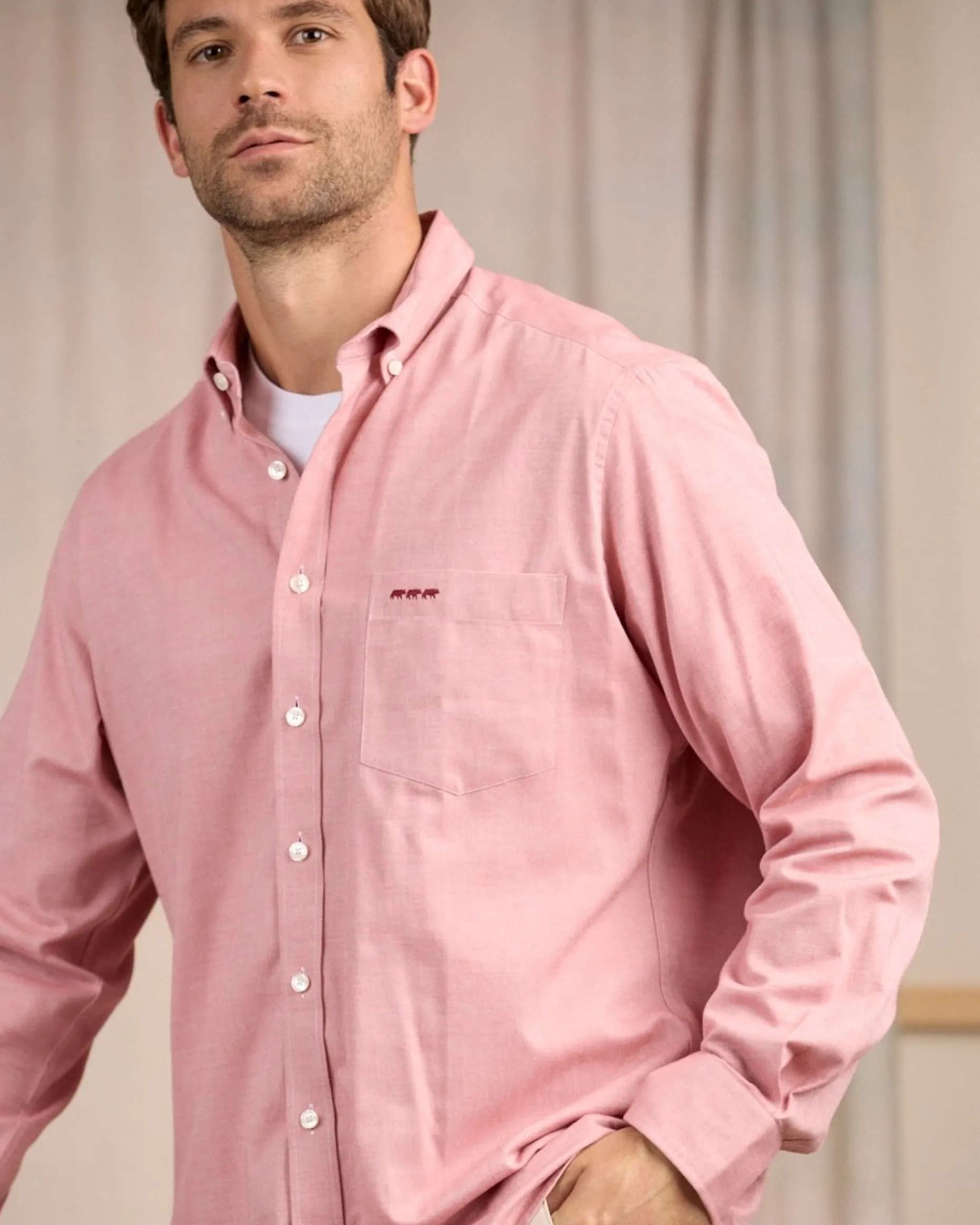 Homme Mise Au Green Chemise manches longues