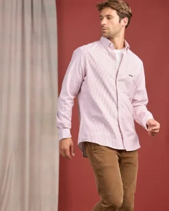 Homme Mise Au Green Chemise rayée