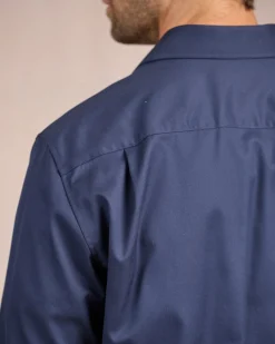 Homme Mise Au Green Chemise unie bleu marine