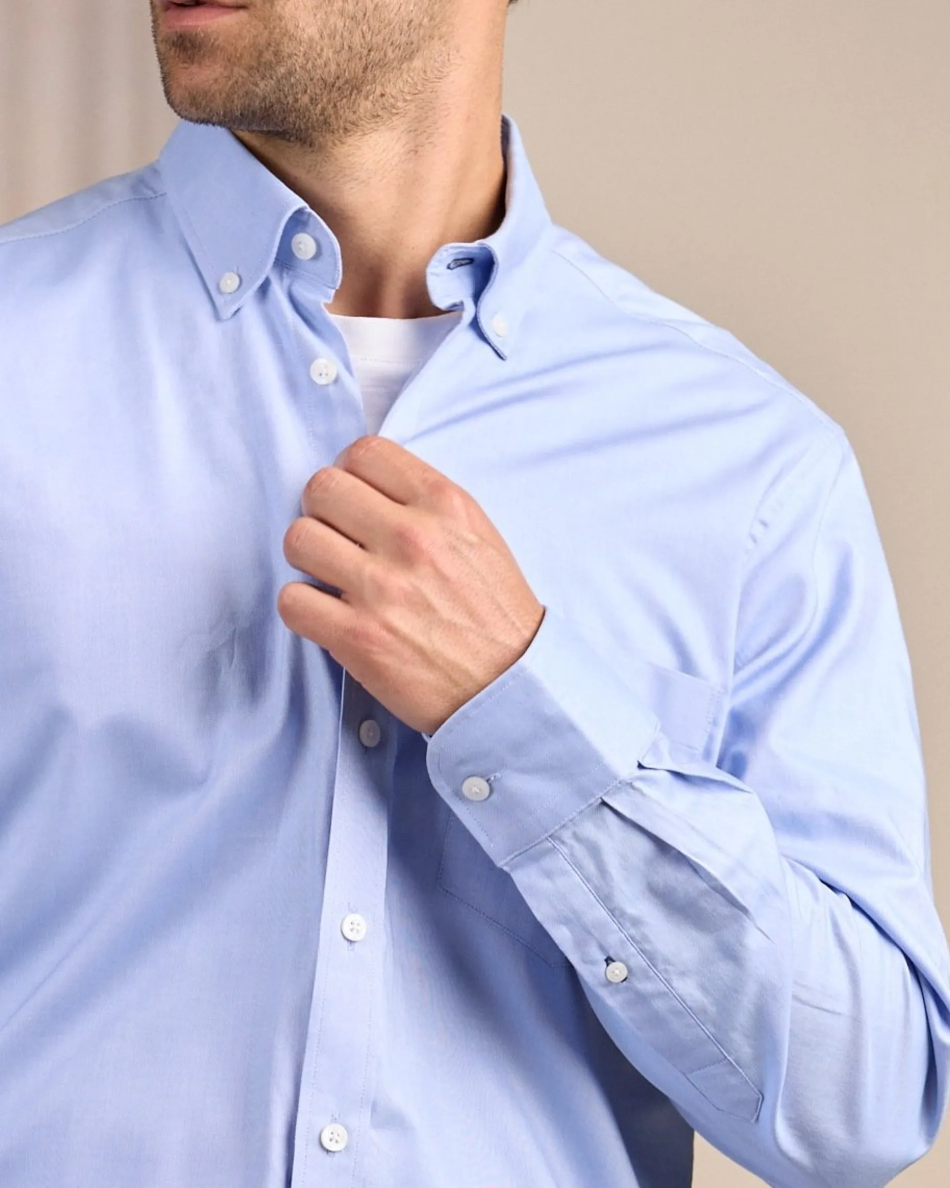 Homme Mise Au Green Chemise unie