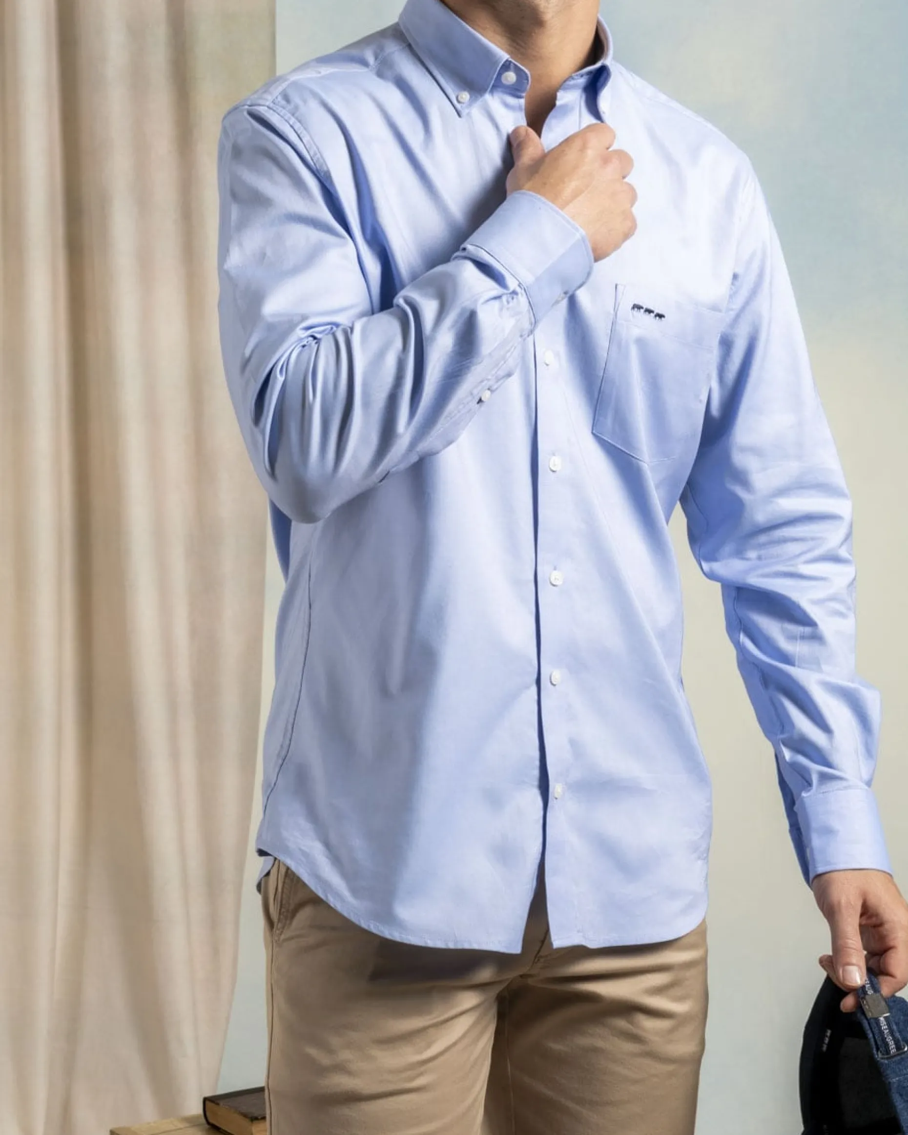 Homme Mise Au Green Chemise unie