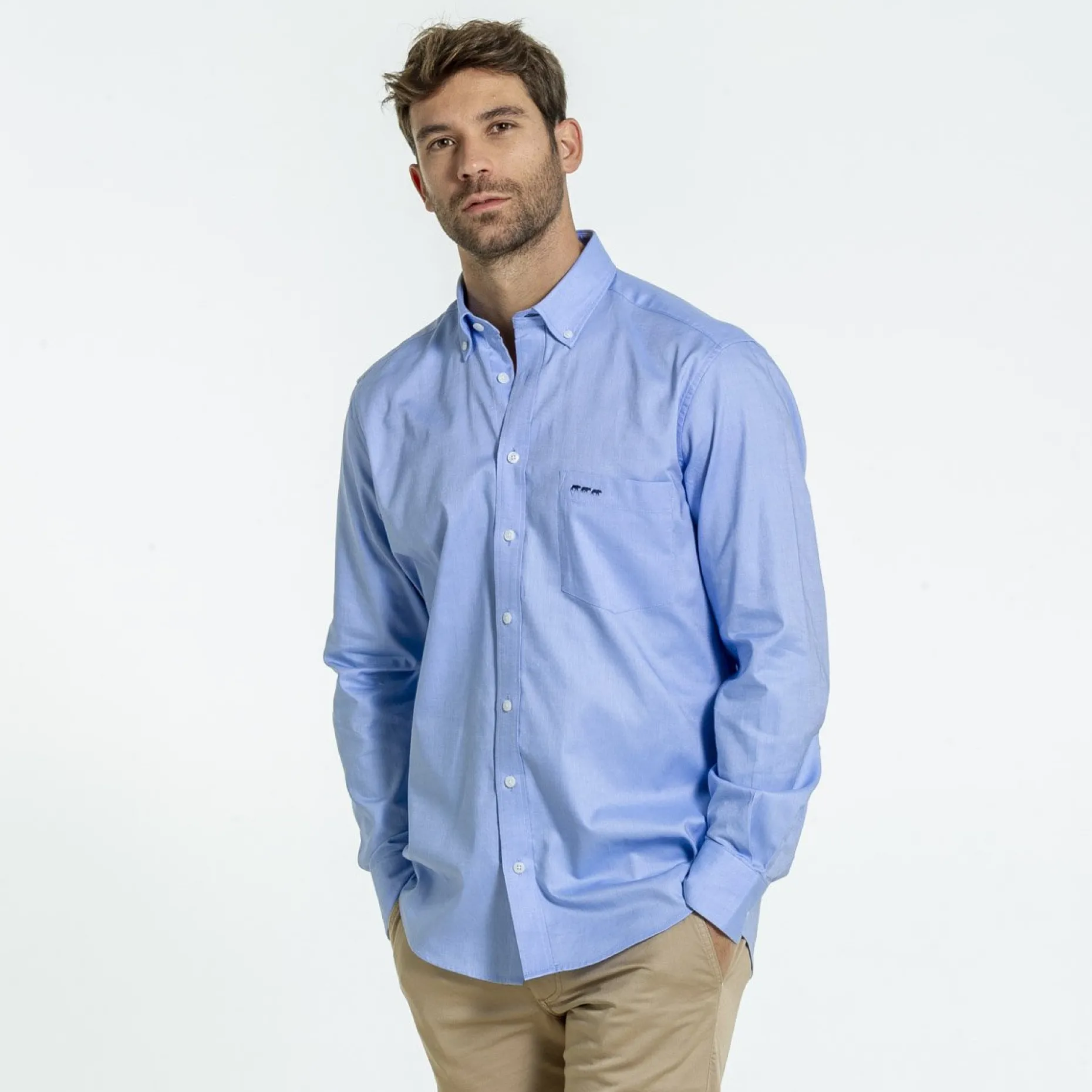 Homme Mise Au Green Chemise unie