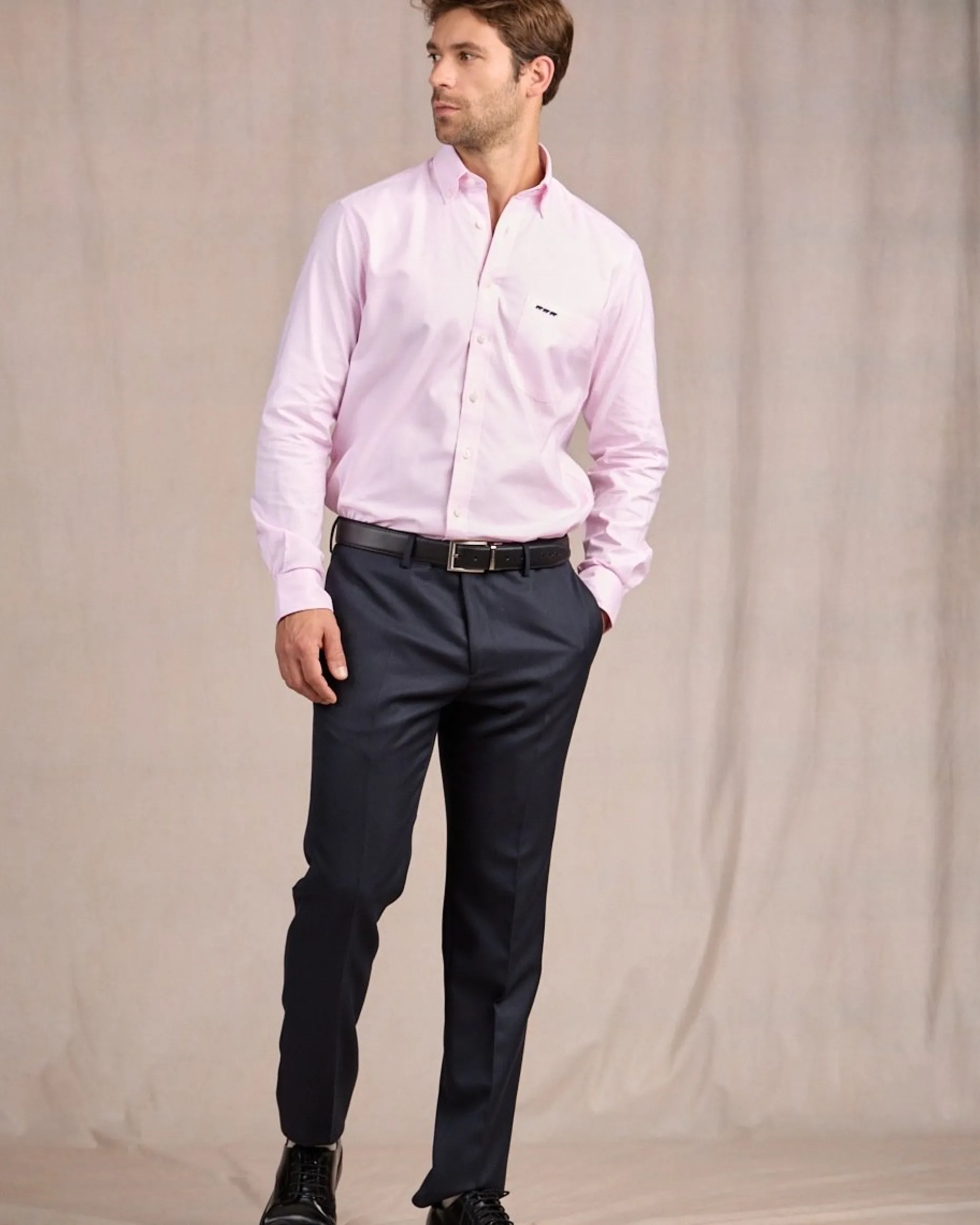 Homme Mise Au Green Chemise unie