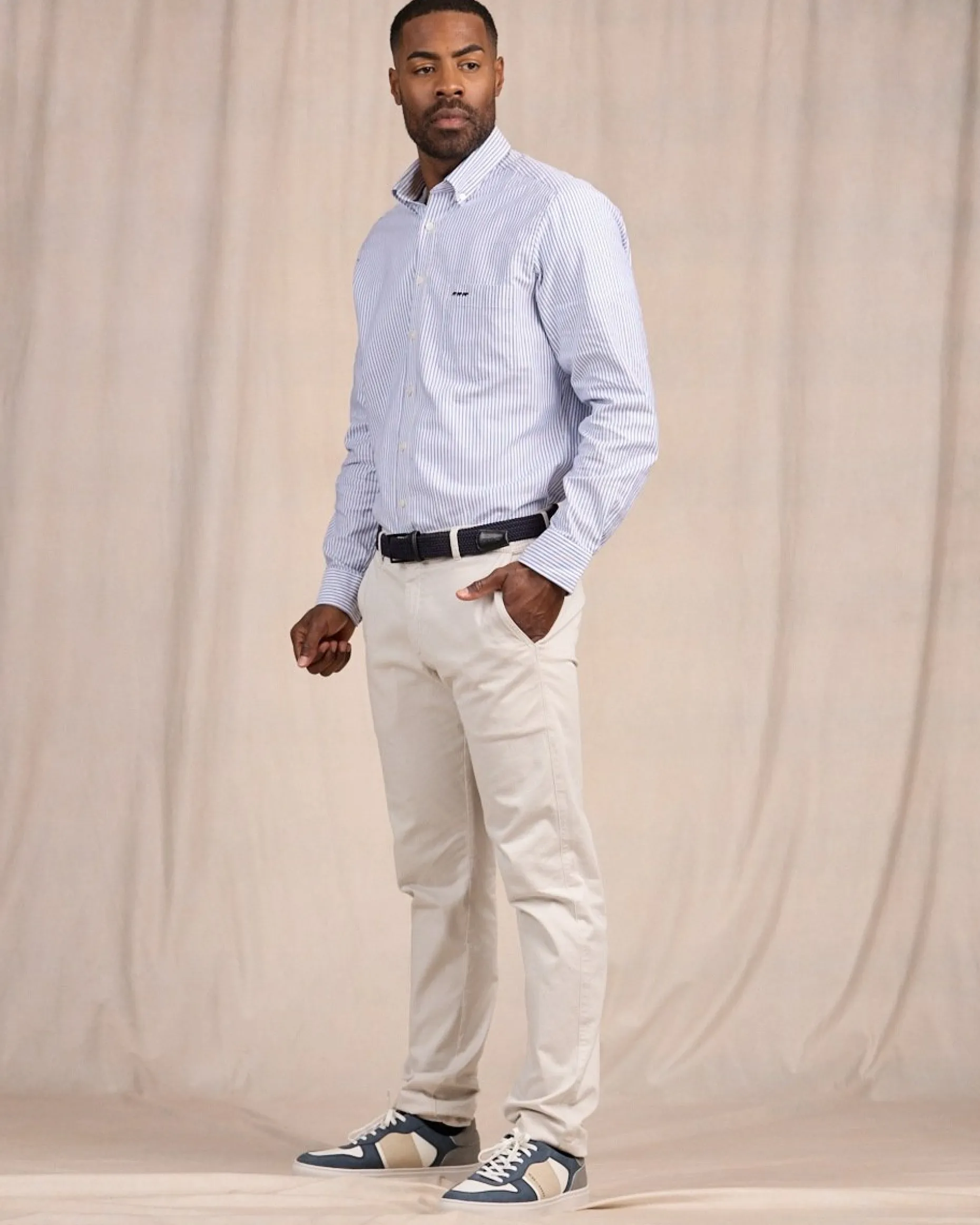 Homme Mise Au Green Chino Cyrile gris moyen