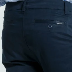 Homme Mise Au Green Chino ville bleu marine