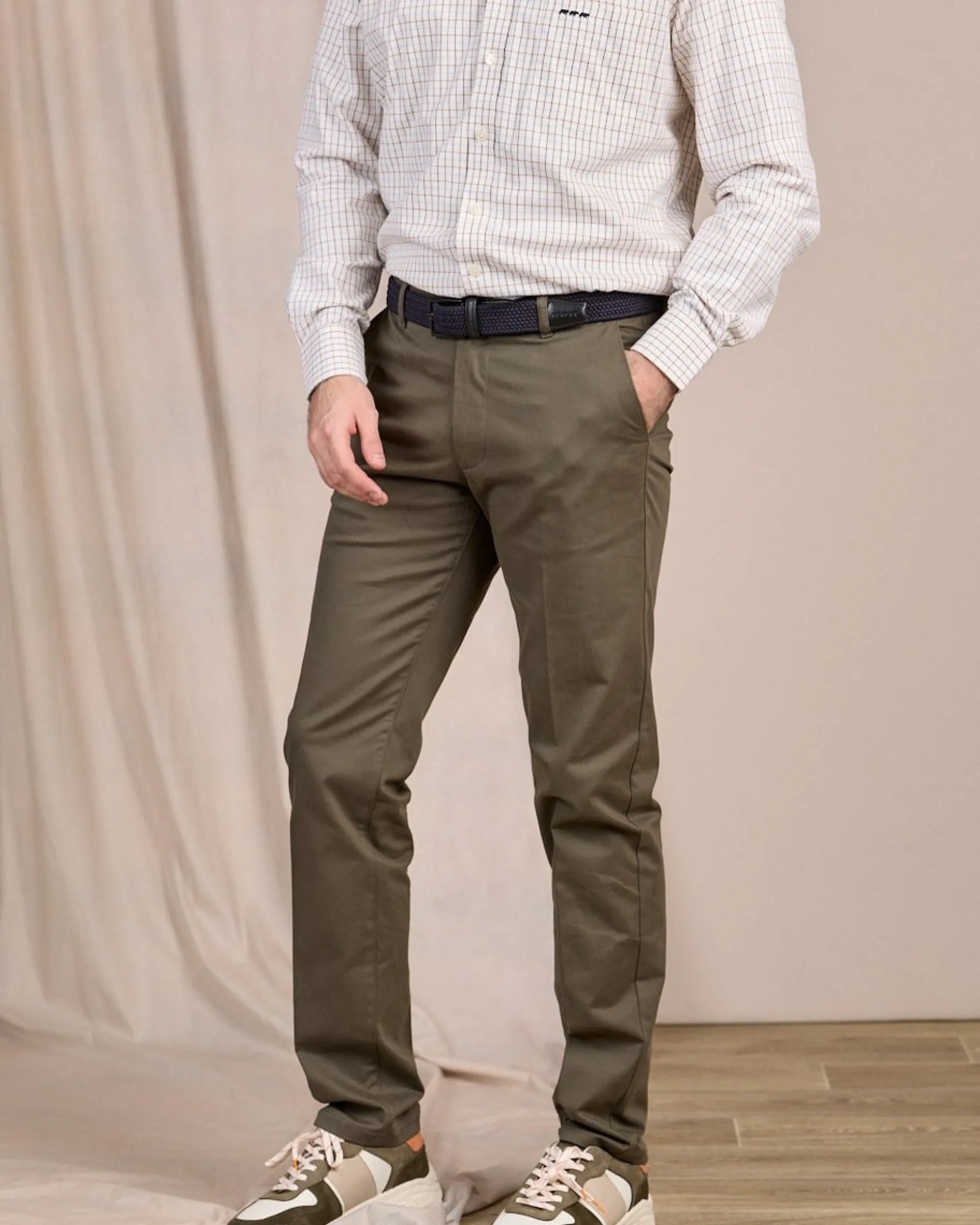 Homme Mise Au Green Chino ville