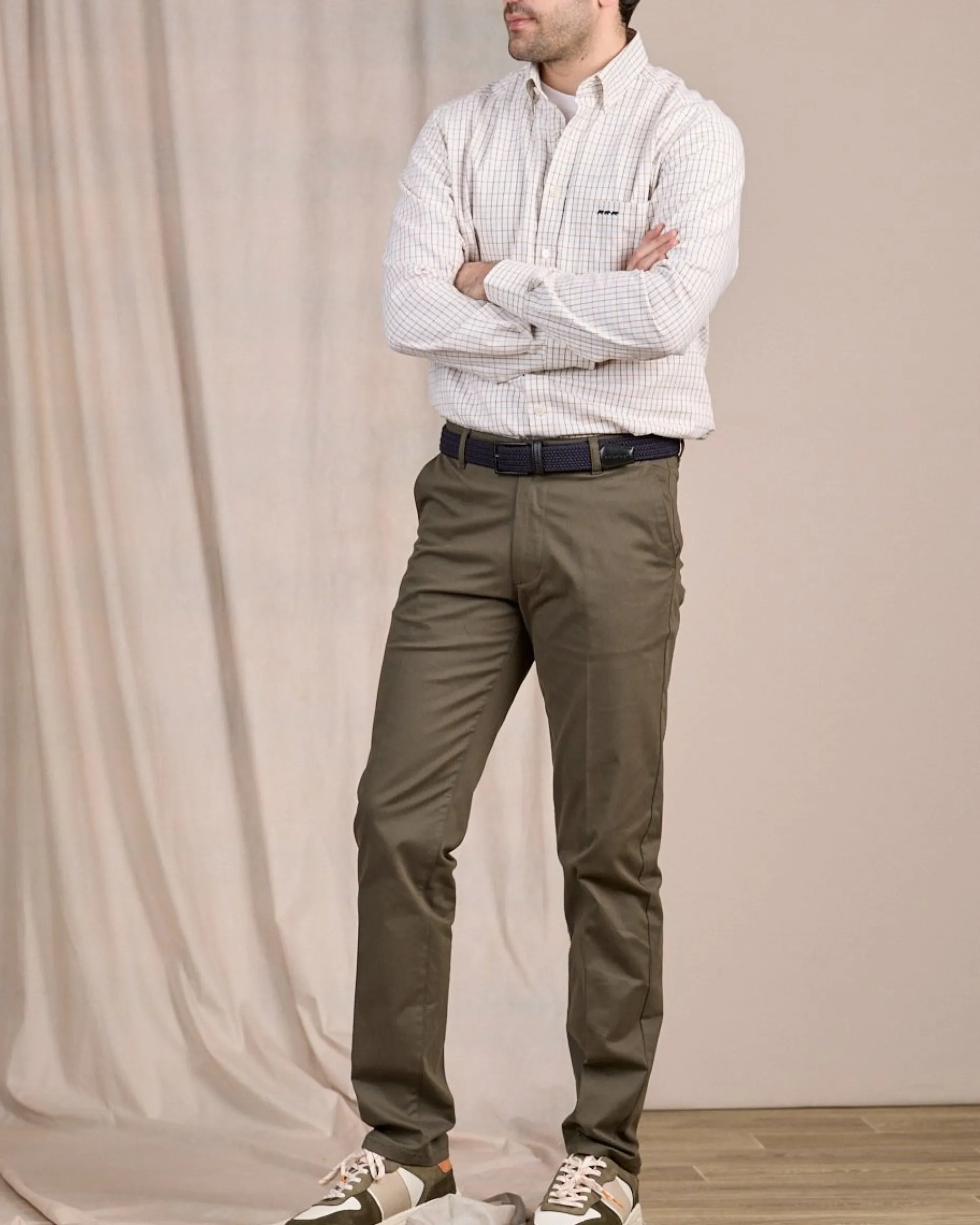 Homme Mise Au Green Chino ville