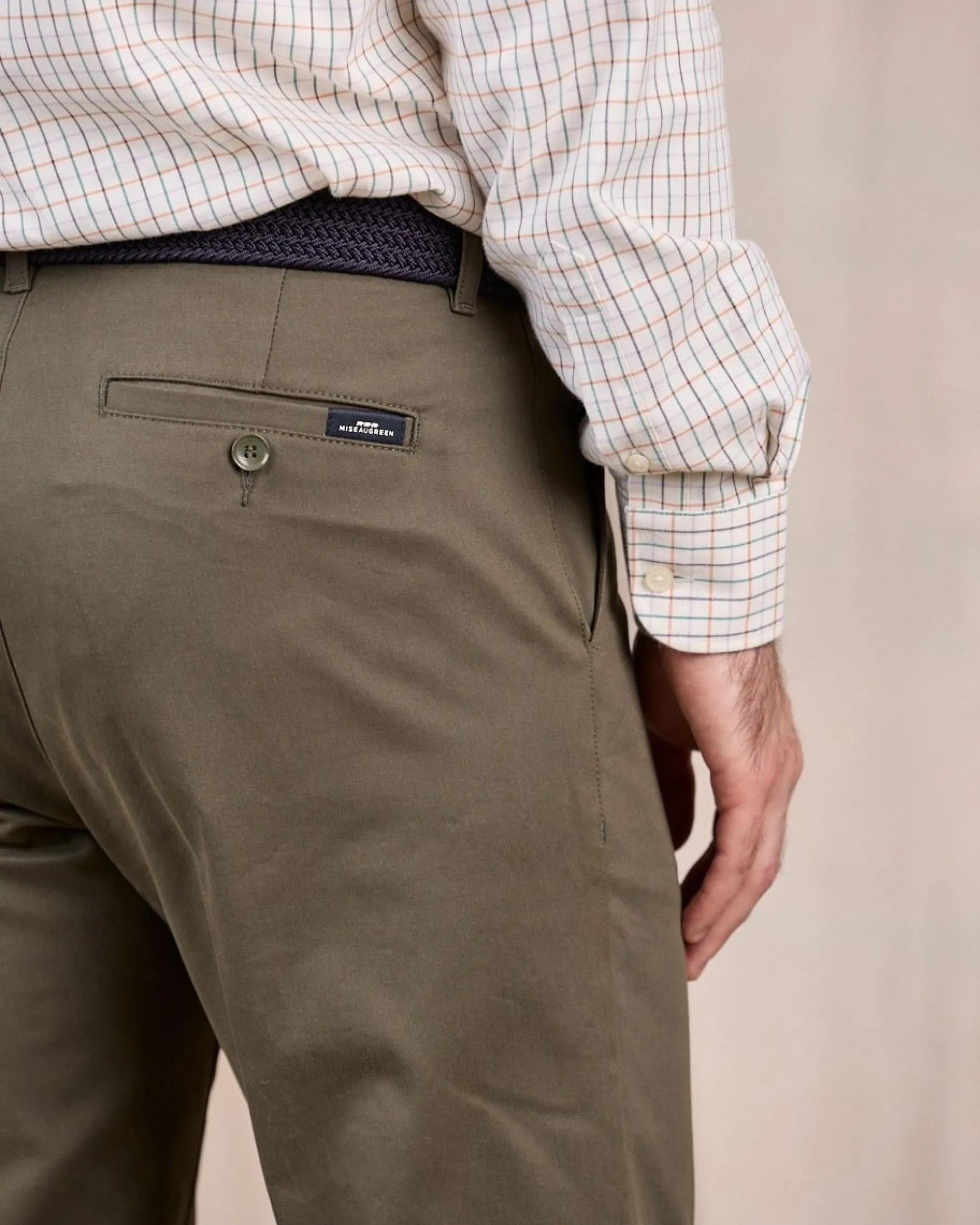 Homme Mise Au Green Chino ville