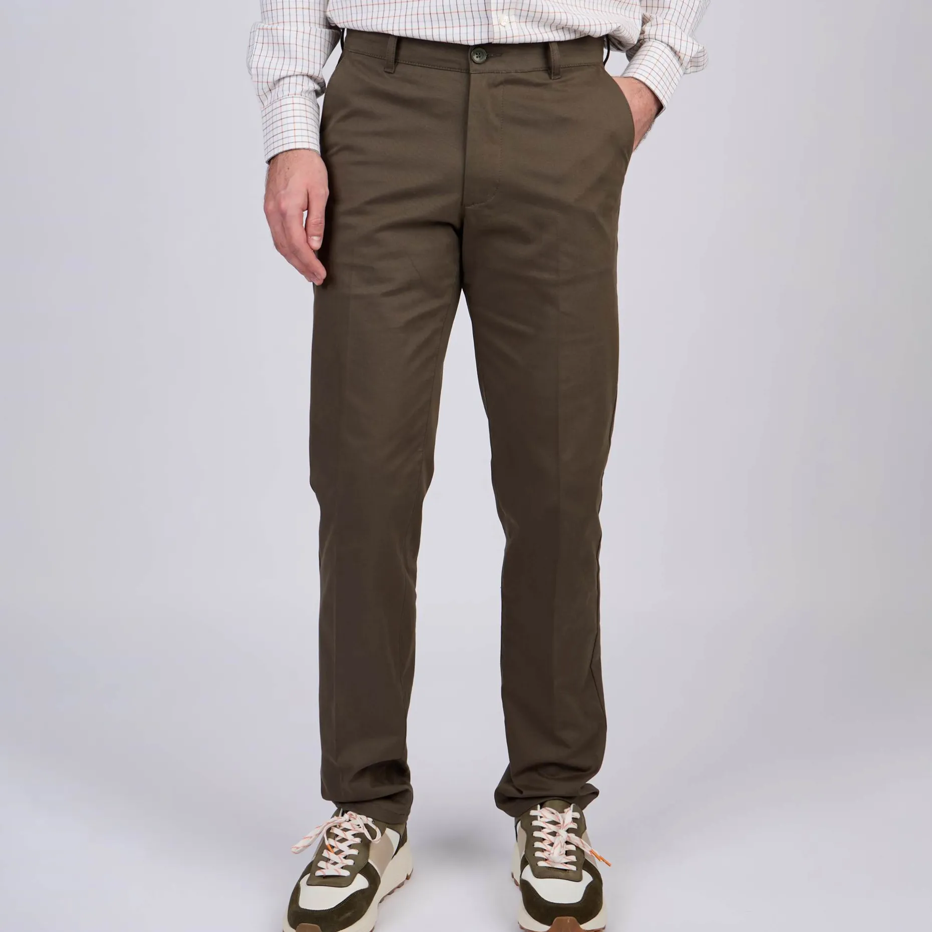 Homme Mise Au Green Chino ville