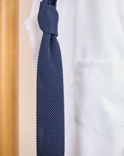 Homme Mise Au Green Cravate Carole bleu marine