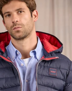 Homme Mise Au Green Doudoune Calvin bleu marine