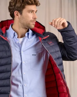 Homme Mise Au Green Doudoune Calvin bleu marine