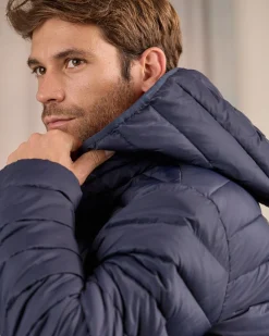 Homme Mise Au Green Doudoune Calvin bleu marine