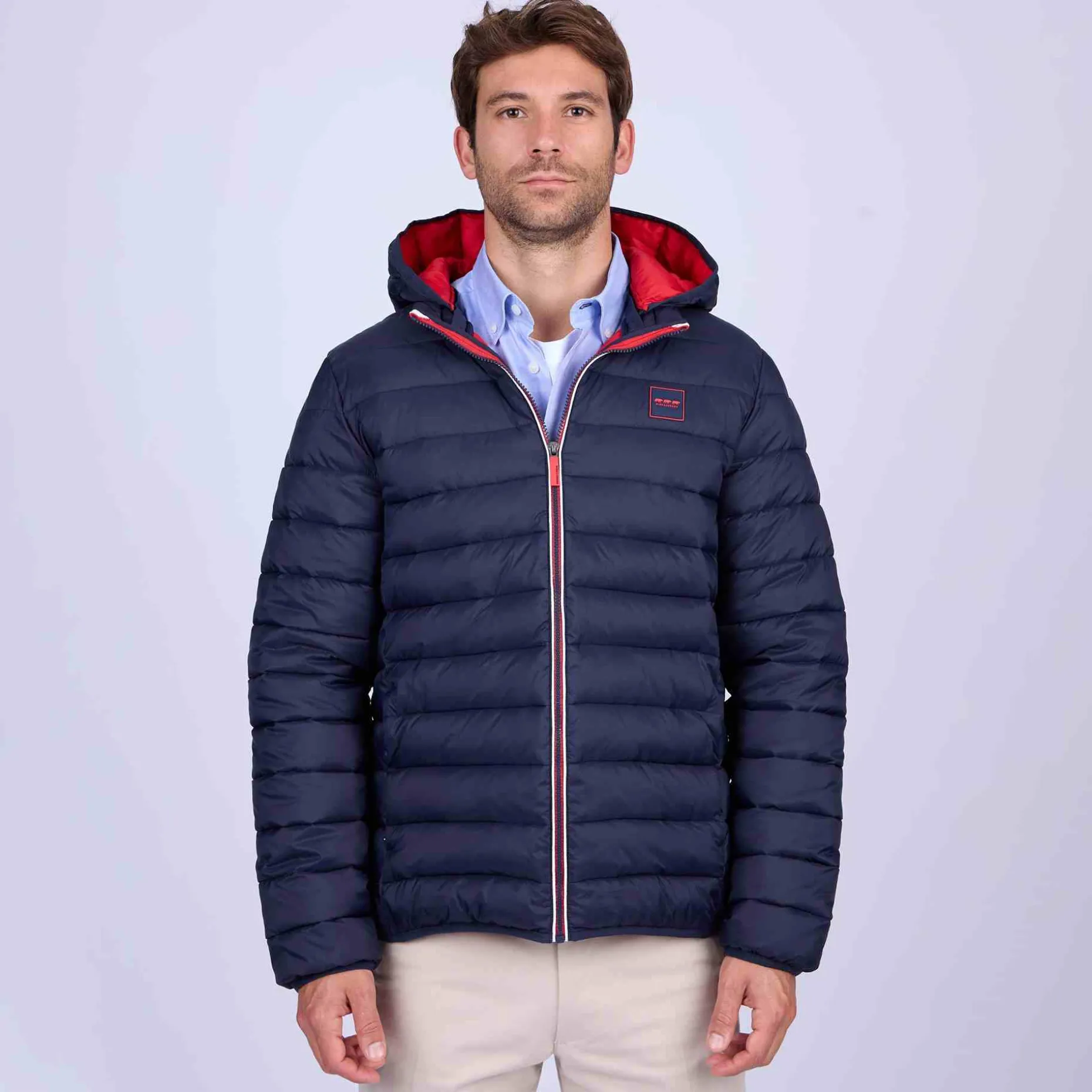 Homme Mise Au Green Doudoune Calvin bleu marine