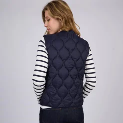 Femme Mise Au Green Doudoune Cheryl bleu marine