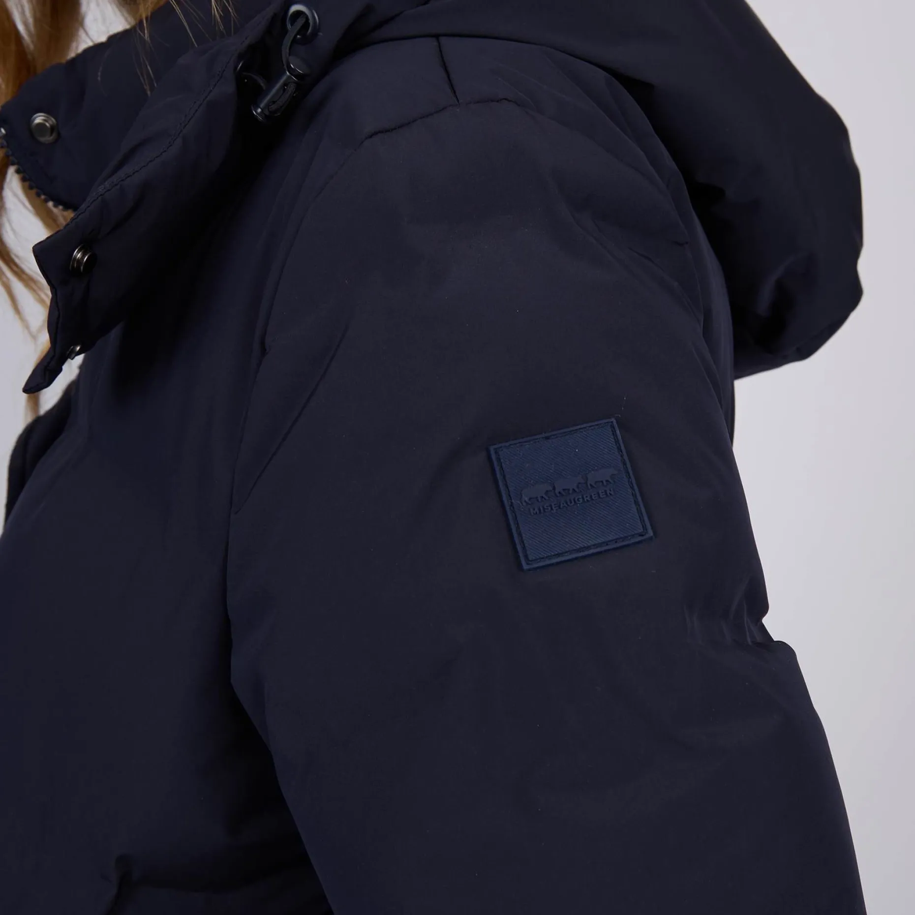 Femme Mise Au Green Doudoune Claire bleu marine