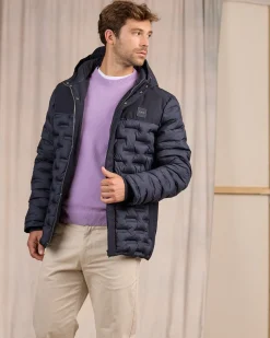 Homme Mise Au Green Doudoune Cooper bleu marine