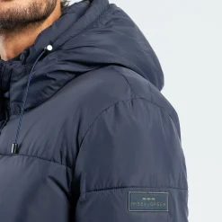 Homme Mise Au Green Doudoune courte bleu marine