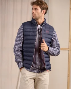 Homme Mise Au Green Doudoune Curtis bleu marine