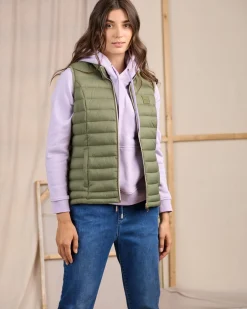 Femme Mise Au Green Doudoune sans manches