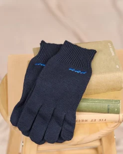 Homme Mise Au Green Gants Connie bleu marine