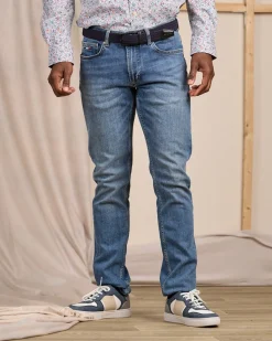 Homme Mise Au Green Jean Anto bleach blue