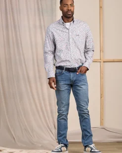 Homme Mise Au Green Jean Anto bleach blue