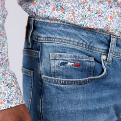 Homme Mise Au Green Jean Anto bleach blue