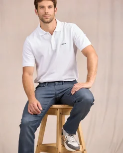 Homme Mise Au Green Jean Aston bleach blue