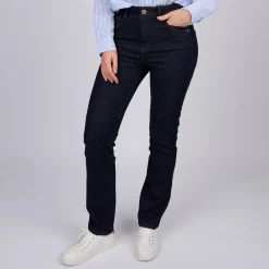 Femme Mise Au Green Jean Charly bleu brut