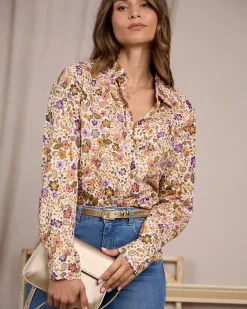 Femme Mise Au Green Jean Charly blue bleached