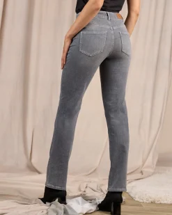 Femme Mise Au Green Jean Charly grey bleached