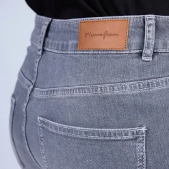 Femme Mise Au Green Jean Charly grey bleached