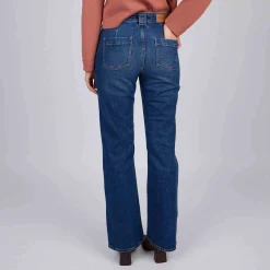 Femme Mise Au Green Jean Cyrile mid blue