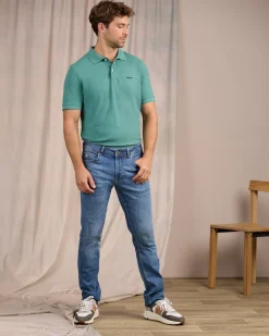 Homme Mise Au Green Jean Super Flex bleach blue