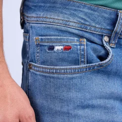 Homme Mise Au Green Jean Super Flex bleach blue