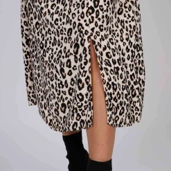 Femme Mise Au Green Jupe léopard