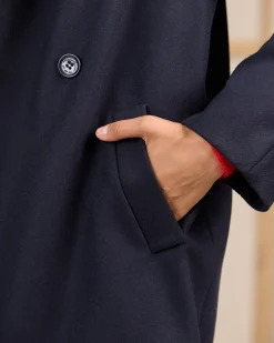 Femme Mise Au Green Manteau Céline bleu marine