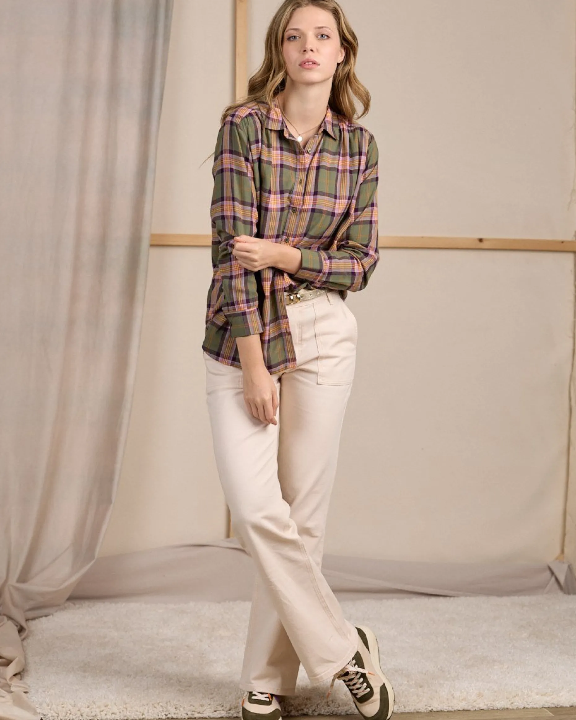 Femme Mise Au Green Pantalon à poches charpentier