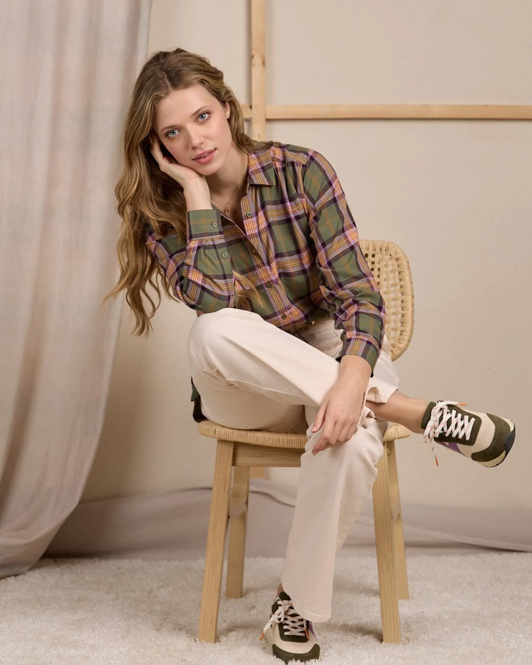 Femme Mise Au Green Pantalon à poches charpentier