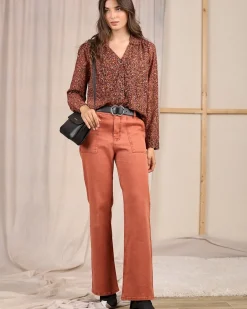 Femme Mise Au Green Pantalon à poches charpentier